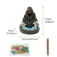 thumbnail image 3 of AKEGAMN Clearance! Skeleton Backflow Incense Burner Halloween Back Flow Incense Burner Skeleton With Design Resin Aromatherapy Incense Stick Holder For Home Decor Skeleton Backflow Incense Burner Ha, 3 of 6