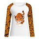 thumbnail image 4 of Blusa de manga larga con estampado de cuello redondo para mujer Pompotops gfhjh17128, 4 of 4