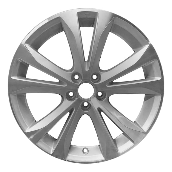 Remanufactured Machined Bright Silver Metallic Aluminum Wheel 17 x 7.5 28111AJ16A fits 2013-2014 Subaru Legacy