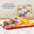 thumbnail image 5 of ECR4Kids SoftZone Folding Rainbow Rest Time Mat with Name Tag, Sleeping Pad, Assorted, 5-Piece, 5 of 9