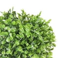 thumbnail image 2 of Northlight 5" Sprout Green and Sparkling Silver Glitter Artificial Plant Garden Grass Ball, 2 of 2