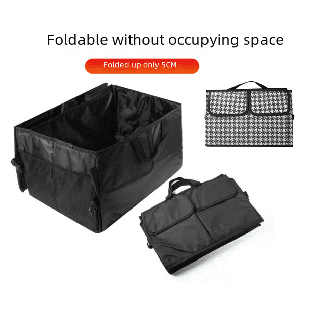 Caja de almacenamiento de respaldo para automóvil, bolsa grande para automóvil, caja de almacenamiento interior para automóvil, caja de almacenamiento plegable multifuncional
