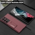 thumbnail image 5 of Compatible Samsung Galaxy S23 Plus Phone Case with Kickstand Wine Red,Ultra Thin Shockproof Hard PC Bumper Slim Case for Samsung S23 Plus Case Women,Protective Cover for Galaxy S23 Plus Case Men, 5 of 14