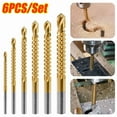thumbnail image 3 of STARLIGHT- 6Pc Twist Drill Bit Set Power Tool Accessories Screw Holes For Wood Metal Usa, 3 of 6
