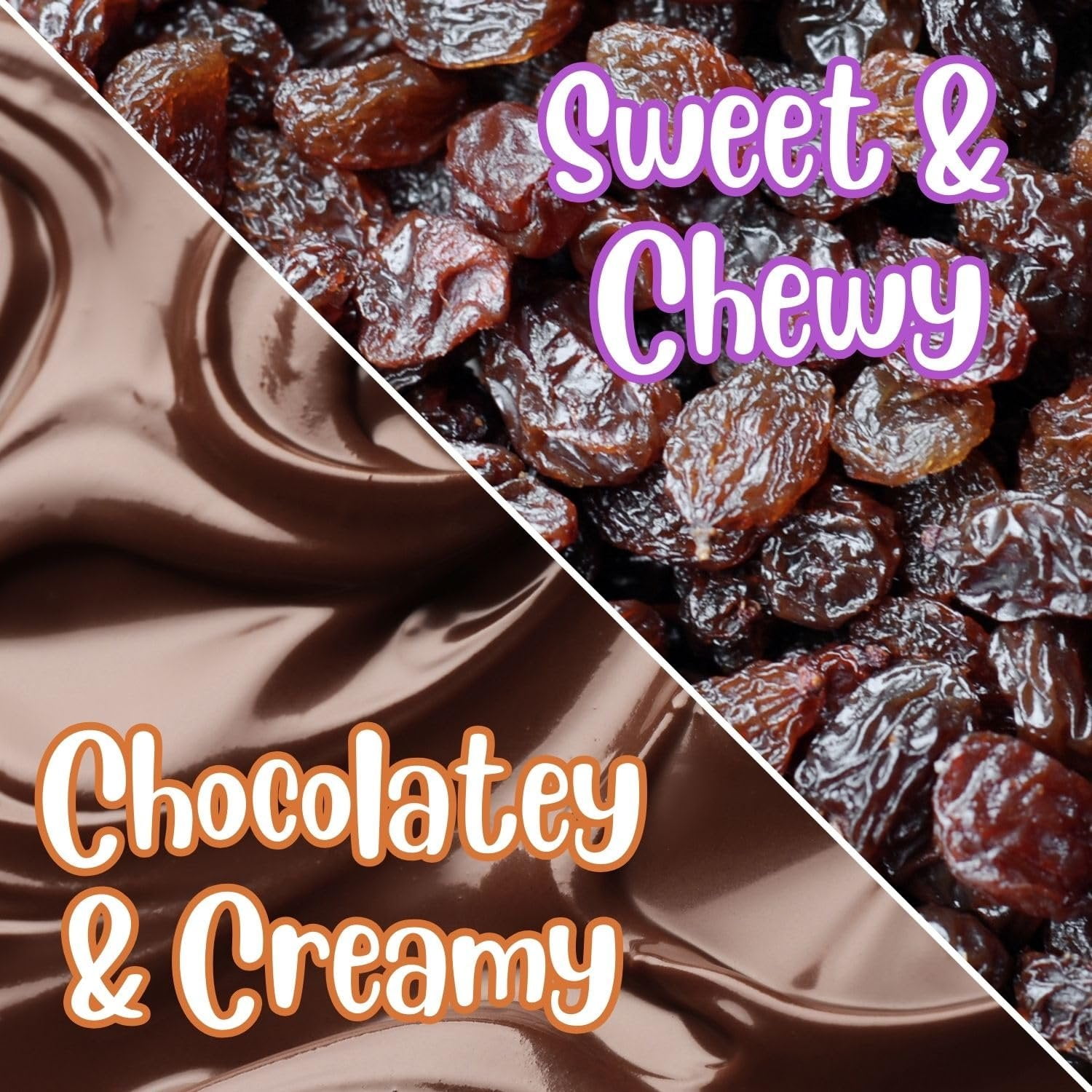Gourmet Chocolate Covered Raisins by Its Delish, 1 Lb Bulk Bag  Dark Chocolate with Raisins Healthy Snacking  Dried Raisin Chocolate Candy Snacks  USA Made, Vegan, Kosher Parve