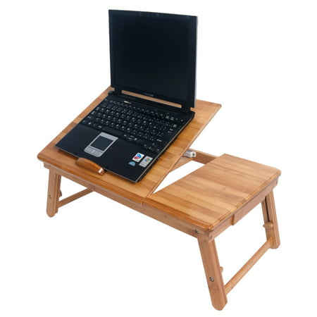 Ktaxon Bamboo Portable Laptop Notebook Computer Desk Bed Tray Stand Foldable Table Hot