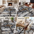 thumbnail image 5 of 6'x9' Area Rugs, Retro Coastal Indoor Outdoor Area Rug for Living Room Bedroom, Nautical Ocean Compass Summer Beach Washable Bathroom Rugs Kitchen Floor Carpet Mats Home Decor Aesthetic, 5 of 8