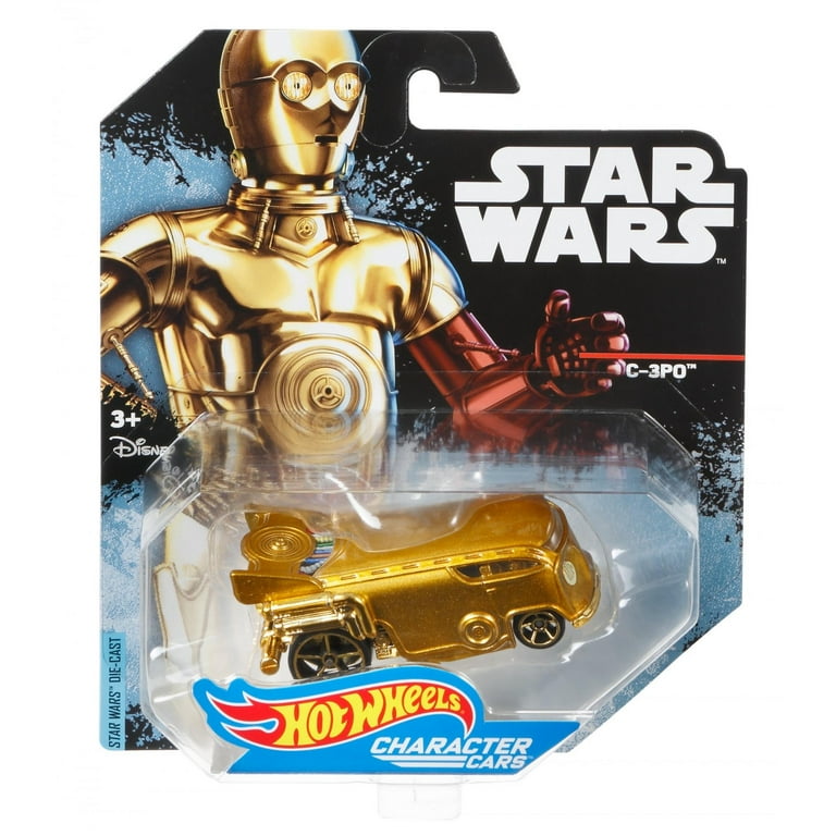Hot Wheels Star Wars Rogue One C 3PO Episode 7 Character Car Walmart