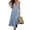 Light Blue, variant on Women's Knit Sleeveless Maxi Dress Summer V Neck Ribbed Tank Dresses Casual Loose Beach Coverup Dress
