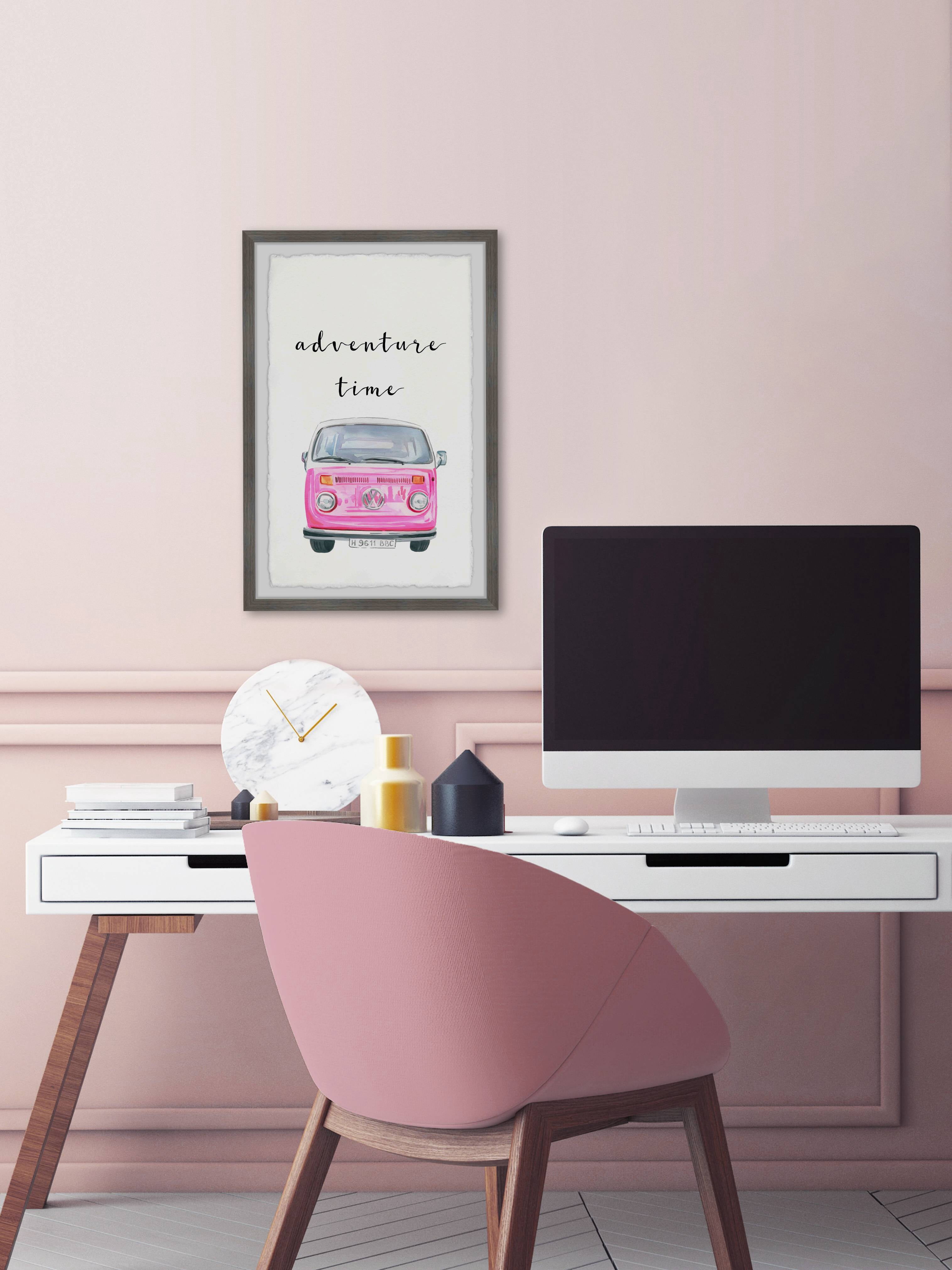 Marmont Hill Adventure Time Framed Wall Art, 12" x 1.5"