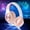 C-Pink, variant on Hohaski Macaron Color Bluetooth Headphones with Luminous Breathing Light Head Mounted Earphones for Sports Running Gift