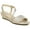 Platino, variant on LifeStride Womens Yasmine Canvas Slip On Wedges