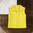 thumbnail image 2 of Jalioing Toddler Kids Outdoor Vest Boys Girls Solid Color Zip Up Collared Vest Casual Summer Travelling Vest with Pocket, 2 of 8
