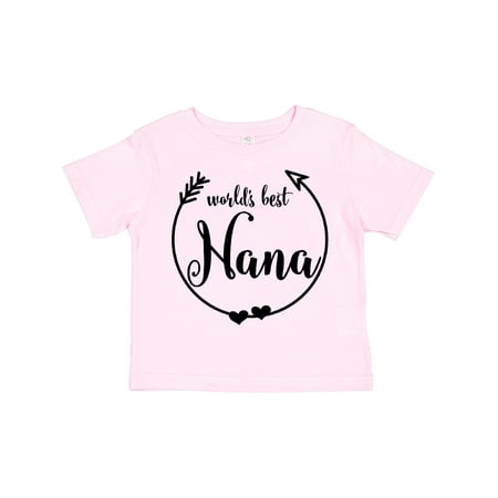 

Inktastic World s Best Nana Girls Toddler T-Shirt