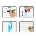 thumbnail image 6 of Grout Renewal Pen for Tile Lines, Water-Based Grout Marker with Fast-Drying Ink, Refreshes Stained Seams on Floors and Walls, Ideal for Bathroom and Kitchen Tile(Dark Gray),Ccwuwei, 6 of 9