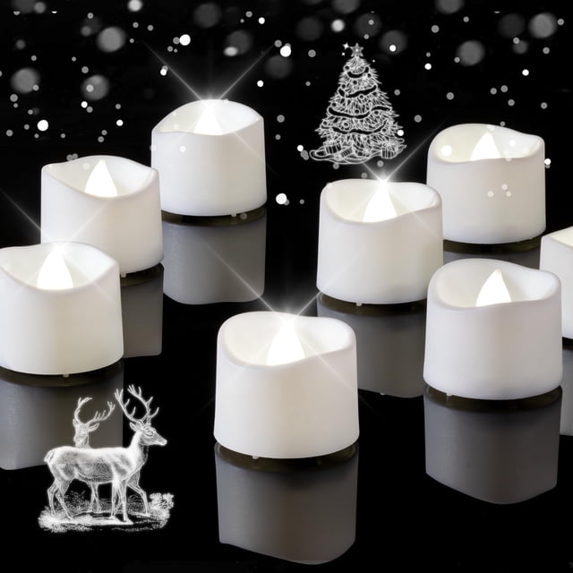 Velas LED, duran 3 veces más, 100 horas, luces LED parpadeantes realistas
