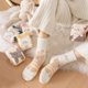 thumbnail image 2 of 6 pares de calcetines suaves y tiernos para mujer, calcetines cálidos de invierno, calcetines de cama, calcetines suaves de Navidad, regalos, calcetines de felpa para el hogar para adultos, 2 of 4