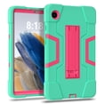 thumbnail image 2 of Allytech Galaxy Tab A9 Plus Case 2023 with Screen Protector Hybid Heavy Duty Rugged Shockproof Kickstand Kids Cover for Samsung Galaxy Tab A9+/Plus 11 Inch Tablet SM-X210/X216/X218, Mint+Rose, 2 of 7