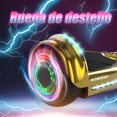 thumbnail image 2 of Hoverboard con Bluetooth más nuevo, LBW21 patinete flotante de Color cromado con ruedas Led, patinete autoequilibrante con altavoz incorporado para niños, adolescentes Hoverstar LBW21, 2 of 7