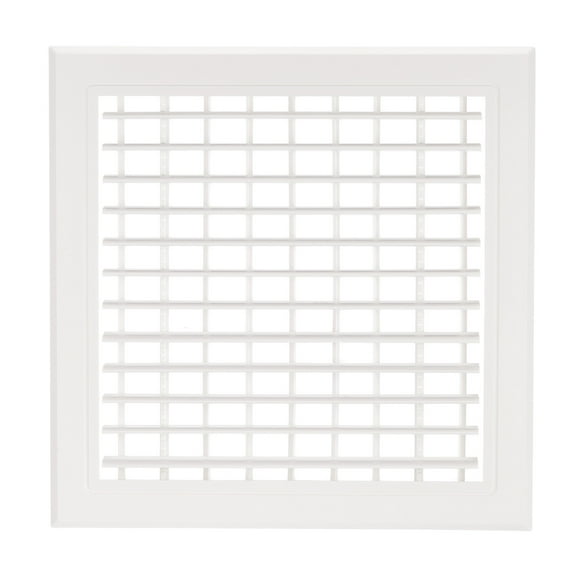 Uxcell 12x12 Inch Plastic Ventilation Grille, Adjustable Outlet Air Vent Grilles Removable Vent Filter Cover Supply Air Grille, White