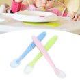 thumbnail image 1 of Eujgoov Cucharas para bebés cucharas de entrenamiento para bebés aptas para las encías de primera etapa de autoconsumo de silicona suave, 1 of 8