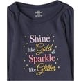 thumbnail image 5 of Little Treasure Baby Girl Cotton Long-Sleeve Bodysuits 5pk, Sparkle Necklace, 18-24 Months, 5 of 7