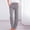 2-Gray, variant on Aoochasliy Womens Pants Plus Size Elastic Waist Long Straight Pants Casual Cotton and Linen Solid Drawstring