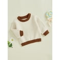 thumbnail image 5 of Baby Toddler Boys Girl Knit Sweaters 3 6 9 12 18 24 Months 2T 3T 4T 5T Long Sleeve Round Neck Bunny Embroidery Pullover Toddler Winter Tops, 5 of 9