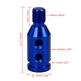 thumbnail image 2 of Unique Bargains M12 x 1.25 Car Auto Universal Black Gear Shift Knob Adapter for Non Threaded Shifter, 2 of 6