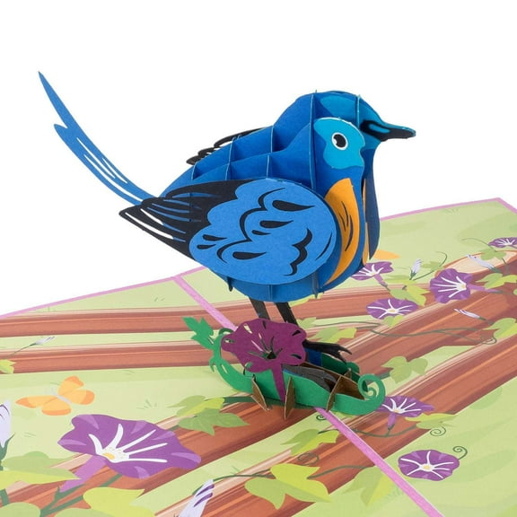 Blue Bird Pop Up Card