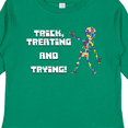 thumbnail image 4 of Inktastic Trick Treating and Trying Autism Awareness with Zombie Boys or Girls Long Sleeve Toddler T-Shirt, 4 of 5