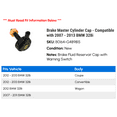 thumbnail image 2 of Brake Master Cylinder Cap - Compatible with 2007 - 2013 BMW 328i 2008 2009 2010 2011 2012, 2 of 2