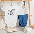 thumbnail image 3 of Funny Animal Joke Lost Penguin Humor Romper Boys or Girls Infant Baby Brisco Brands NB, 3 of 6