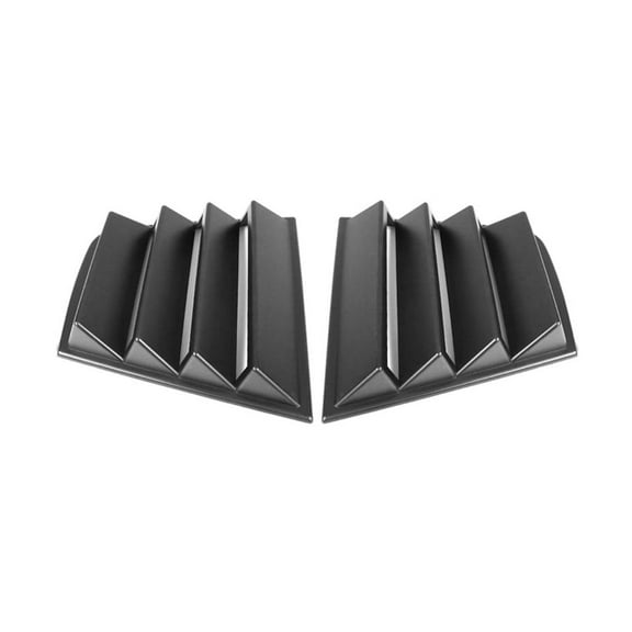 Geelife Fits 11-23 Dodge Charger Matte Black Side Quarter Window Louver Sun Shade Cover