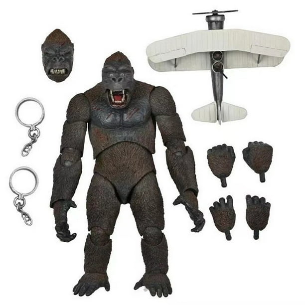 Figura de anime de la colección de juguetes modelo King Kong Godzilases