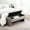 Brown Grey, variant on Plywood Main Material | Used as Coffee Table Stool or Toy Chest | Comfortable Foot Rest