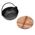 thumbnail image 3 of Japanese Sukiyaki Pot, Rough Texture Sukiyaki Pot  For Noodle For Stews For Cooking ANGGREK Sukiyaki Pot, 3 of 8