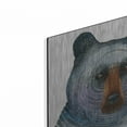 thumbnail image 2 of Luxe Metal Art ' Black Bear' by Jeannine Saylor, Metal Wall Art, 12"x12", 2 of 9