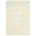 thumbnail image 3 of SAFAVIEH Bella Glenna Abstract Wool Area Rug, Beige/Blue, 2' x 3', 3 of 8