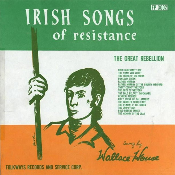 Smithsonian Folkways FW-03002-CCD Irlandais Chansons de la Résistance - la Grande Rébellion