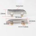 thumbnail image 3 of Bgsha 4PCS 5mm Stainless Steel Pulley Suitable For Sliding Door Wheel Track Roller, 3 of 10