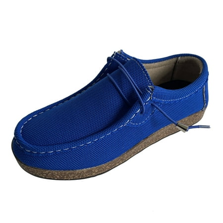 

DVKOVI Slip on Dress Shoes for Women Running Shoes for Women Sneaker Leisure Shoes Sneaker Breathable Fashion for Student and Teenagers Platform Dress Shoes for Women Blue 42