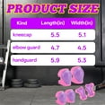 thumbnail image 2 of BESTSKY 2Pcs Knee Pads for Kids,Anti-Fall and Anti-Collision Knee Pads,Protective Gear Set Kids Knee Pads and Elbow Pads Set,Purple&Pink, 2 of 7