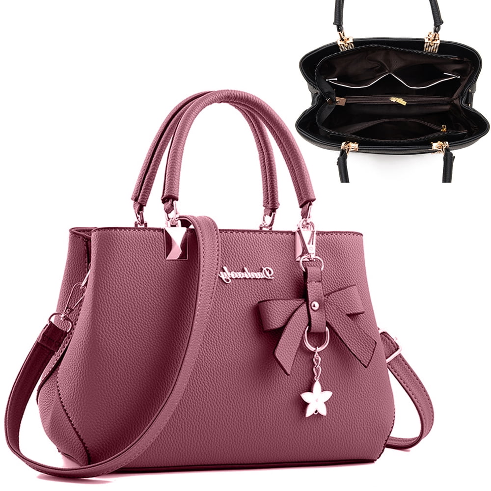 Sac à Main Femme DORRISO 4 Pièces - Ensemble Sac Bandoulière + Pochettes | Cuir PU Imperméable élégant