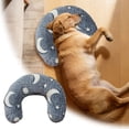thumbnail image 2 of TIELUTT U Shaped Neck Suitable for Cats And Small Dogs Medium Size Soothing Sleep Pad Paracord Accessory Dog Miniature Accessories Dog Accessories for Car Dog Bike Trailer Spare Parts Dog Owner Access, 2 of 5