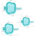 thumbnail image 2 of 3 Pcs Manual Chinese Dumplings Pasty Shapes Cutter Gyoza Empanada Shape (Butterfly Shape), 2 of 5