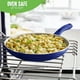 thumbnail image 5 of GreenLife Arenisca Cerámica Saludable Antiadherente, Juego de 15 Ollas de Cocina y Sartenes para Salsa, Sin PFAS, Apto para Lavavajillas, Azul, 5 of 5