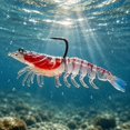 thumbnail image 4 of Soft Shrimp Fishing Lure, Lead Weighted Lifelike Prawn Shape 3.15 in 8g to Catch Snakehead Topmouth Culter Outdoors Freshwater Saltwater Tackle Gear Equipment., 4 of 6