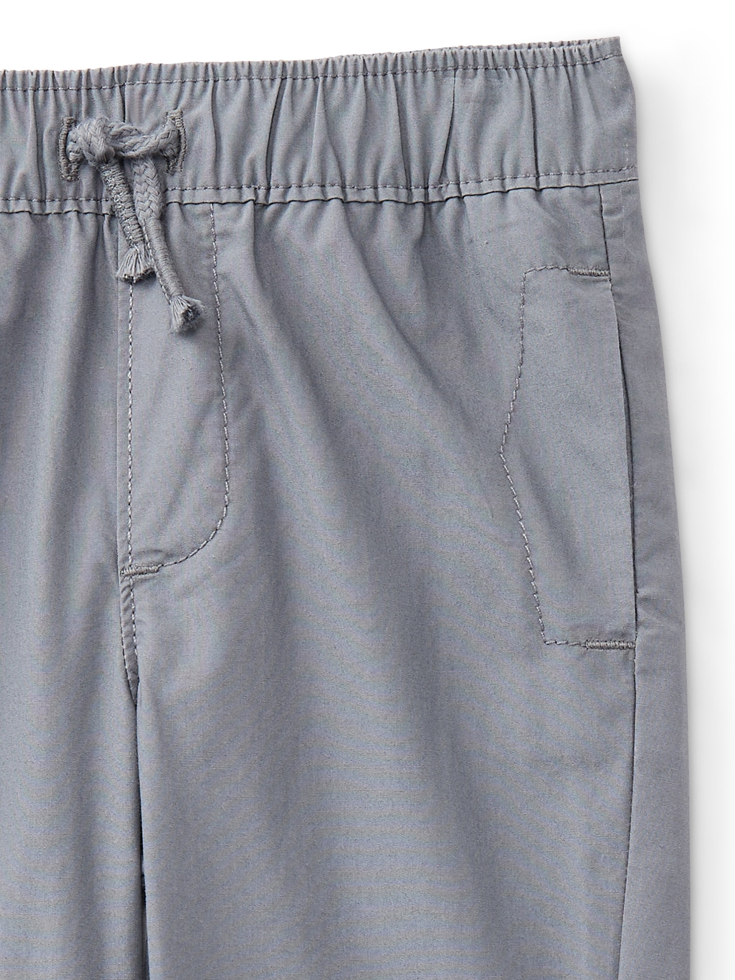 Wonder Nation Baby Boys Cotton Poplin Jogger Pants, Sizes 0M-24M