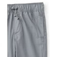 thumbnail image 2 of Wonder Nation Baby Boys Cotton Poplin Jogger Pants, Sizes 0M-24M, 2 of 3